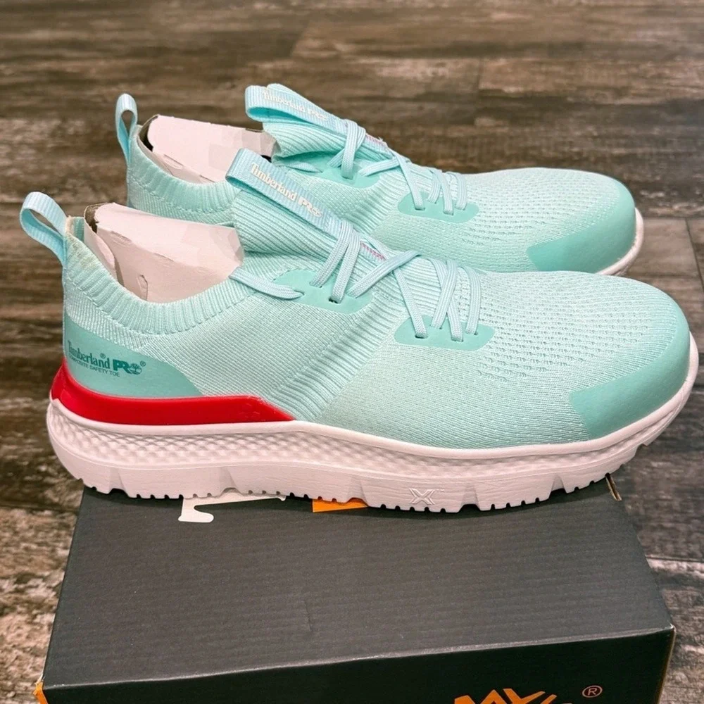 Timberland PRO Setra Knit Composite Safety Toe Slip On Shoes Womens Size 7‎ NIB